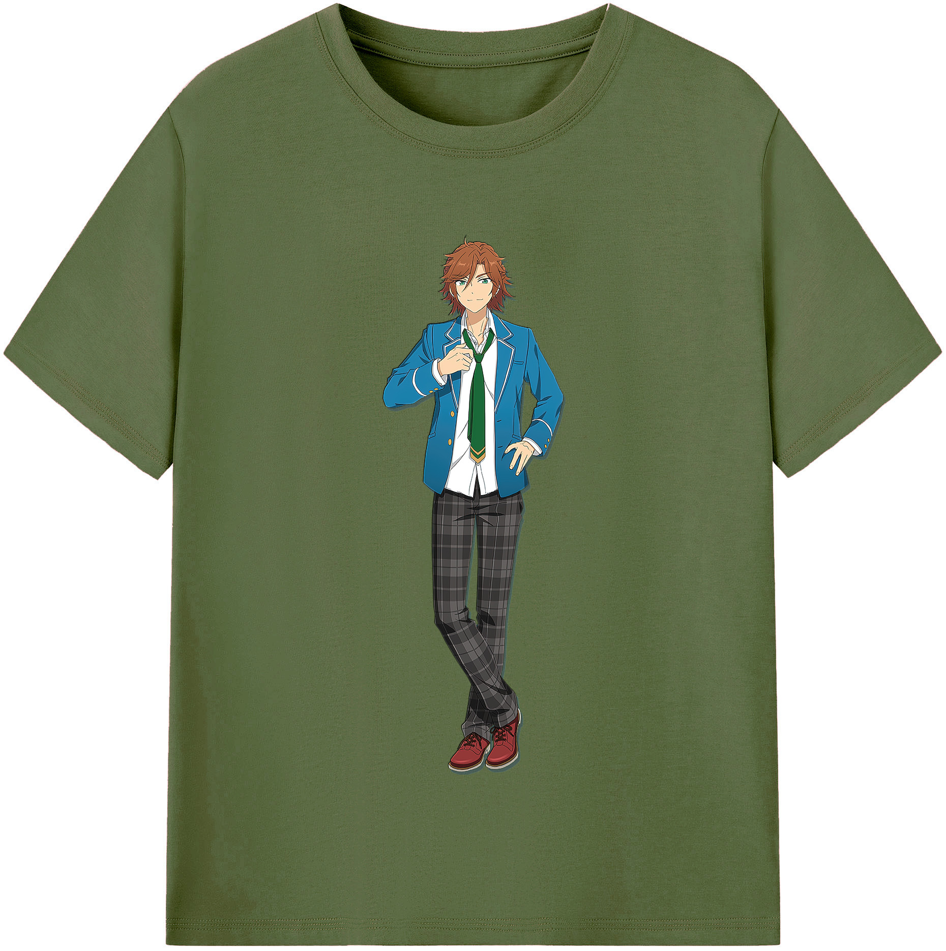 （画像用） あんさんぶるスターズ! Ensemble Stars 綿100％半袖Tシャツ（フロントプリント）